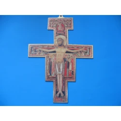 Krzyż Franciszkański(San Damiano)  na ścianę 21 cm